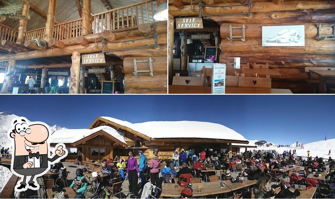 L'extérieur de Le Flocon Restaurant d'altitude