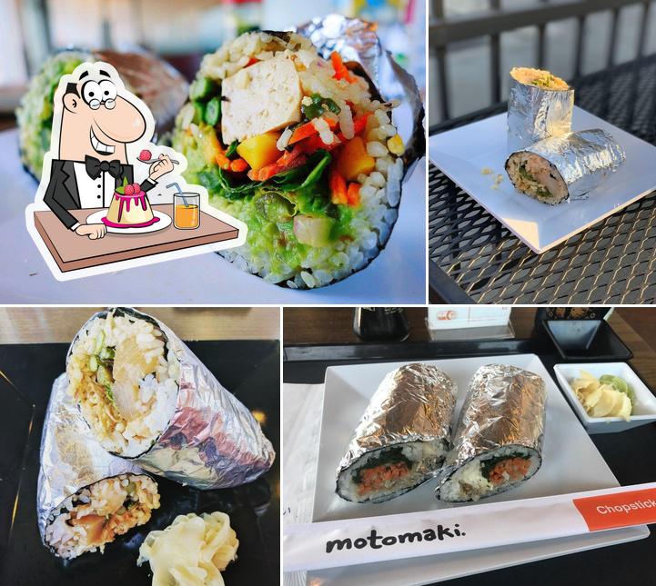 "Motomaki - Sushi Burritos and Bowls" представляет гостям большой выбор сладких блюд