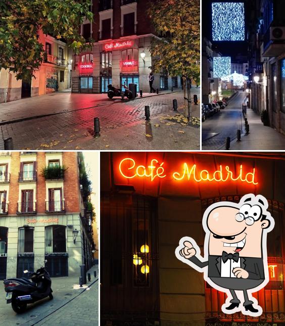 Наслаждайтесь видом , который открывается из "Cafe Madrid"