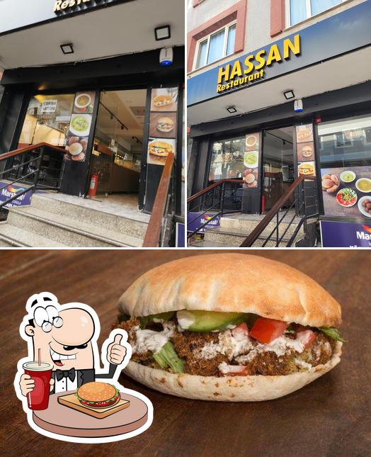Попробуйте гамбургеры в "Hassan Restaurant"