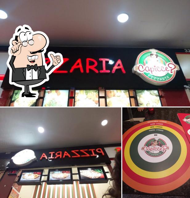 O interior do Capicce? Pizzaria