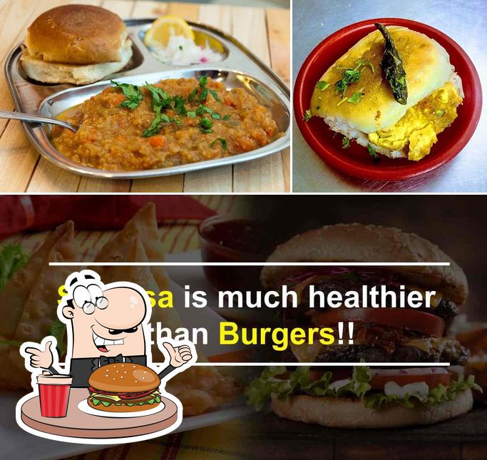 Try out a burger at Goloo Chats Corner