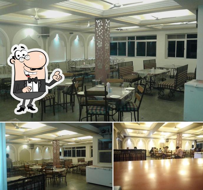 The interior of Govindam Restaurant