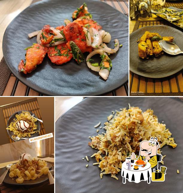 Food at Flavours by Chef Jeet