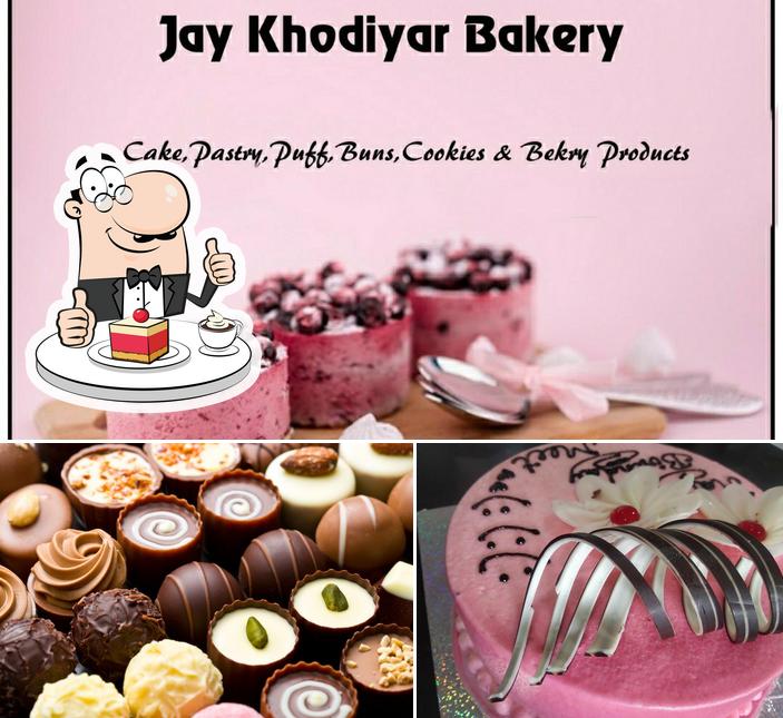 Jay Khodiyar Bakery offers a variety of desserts