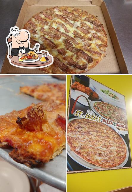 Order pizza at St. Louis Pizza & Wings