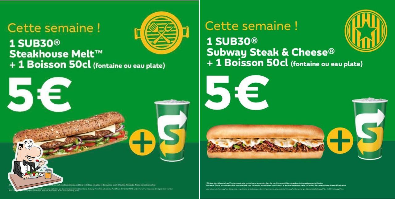 Plats à Subway