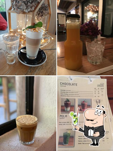 Spa Cafe serves a variety of beverages