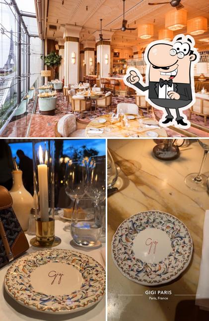 Installez-vous à l'une des tables de Gigi Paris