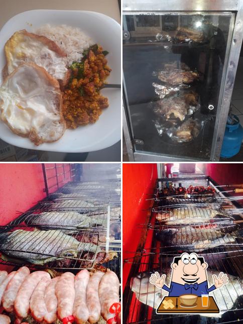 Comida em Restaurante e frangaria z grau