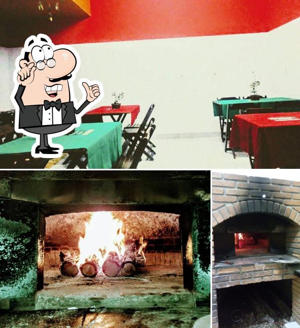 O interior do Bernardi´s Pizza Bar