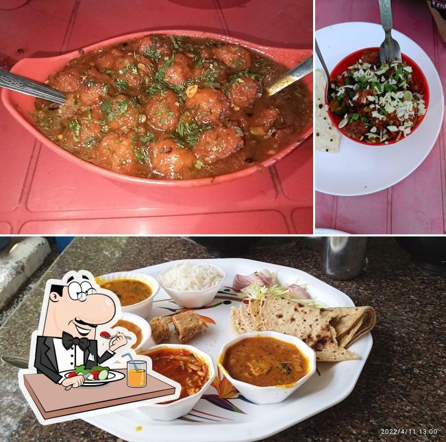Food at Madhav Dhaba