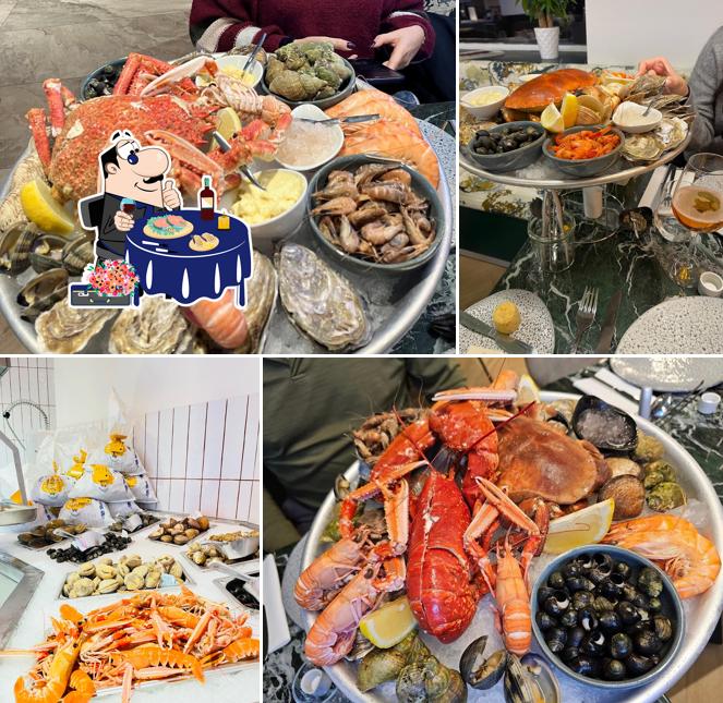 Prenez différents plats à base de fruits de mer proposés par Atelier Morisseau