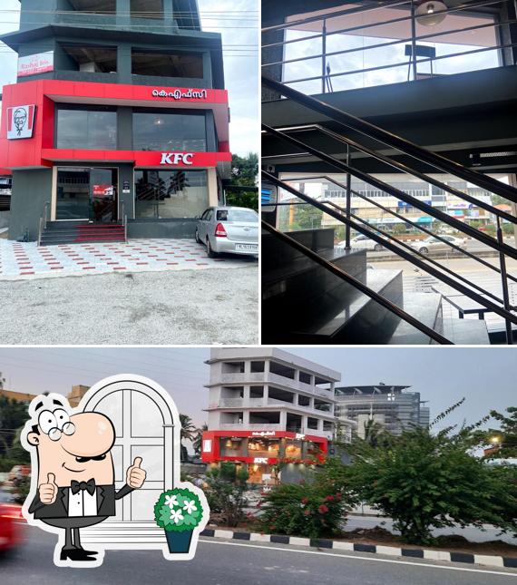 The exterior of KFC