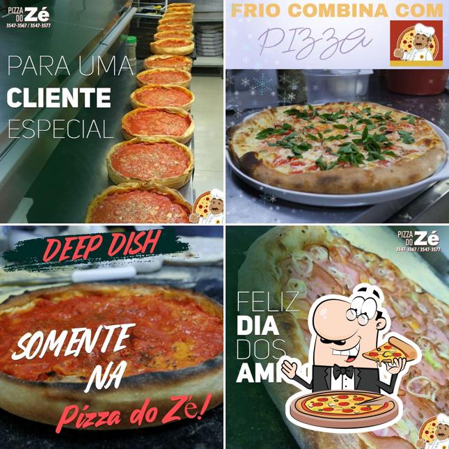 No Pizza do Zé, você pode provar pizza