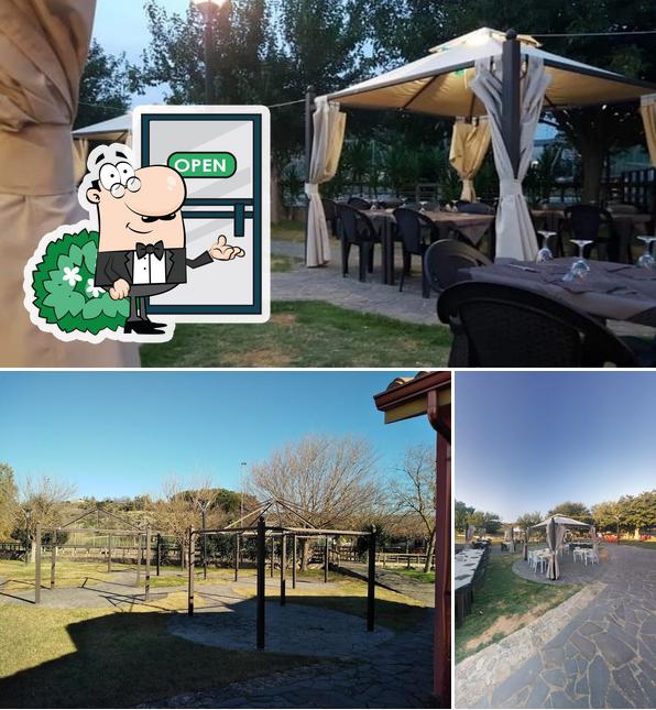 Gli esterni di "Al Parco" Baradili Bar - Pizzeria - Bisteccheria Cubha's