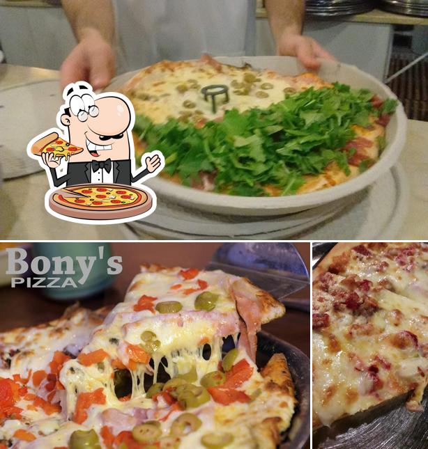 Попробуйте пиццу в "Bony's Pizza"