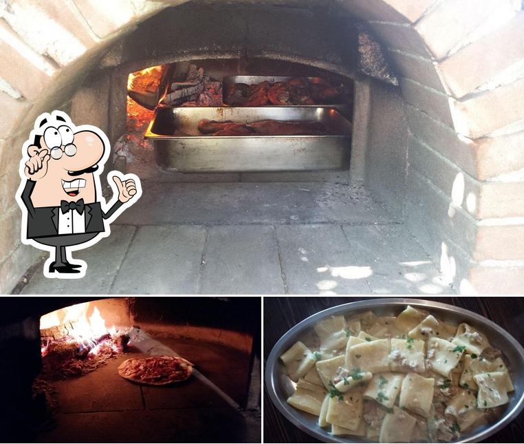 La foto di interni e cibo da Da Peppino Campagnano di Roma