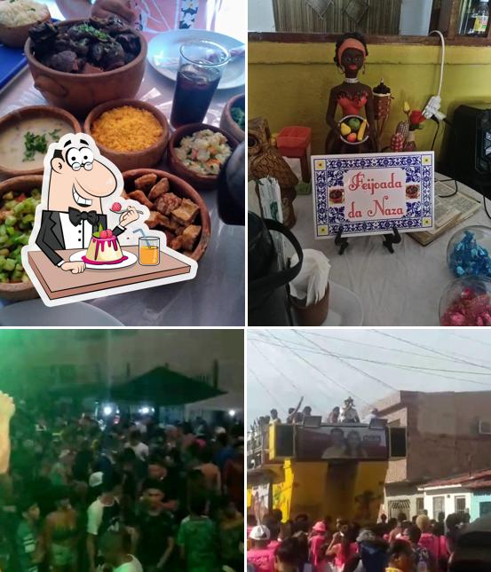 Feijoada da Naza serve uma seleção de pratos doces