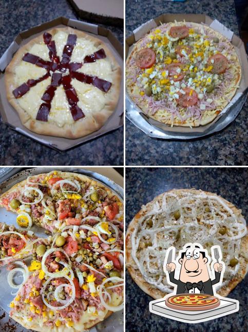 Experimente pizza no Mombuca's Lanches e Pizzas