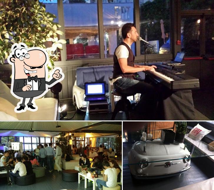 Gli interni di Fiat Open Lounge