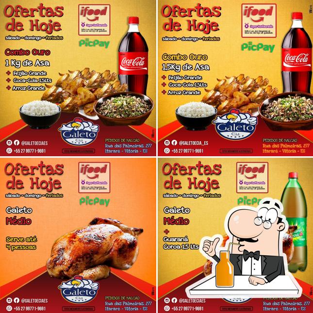 Desfrute de uma bebida no Galeto & Cia