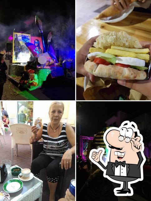 La immagine di interni e cibo da Enosteria AL VOLO (SPRITZERIA/ENOSTERIA /PIZZERIA/POLPETTERIA/BAGUETTERIA/ANTIPASTERIA)