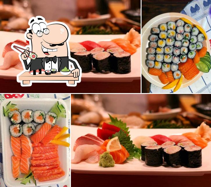 Escolha diversas opções de sushi