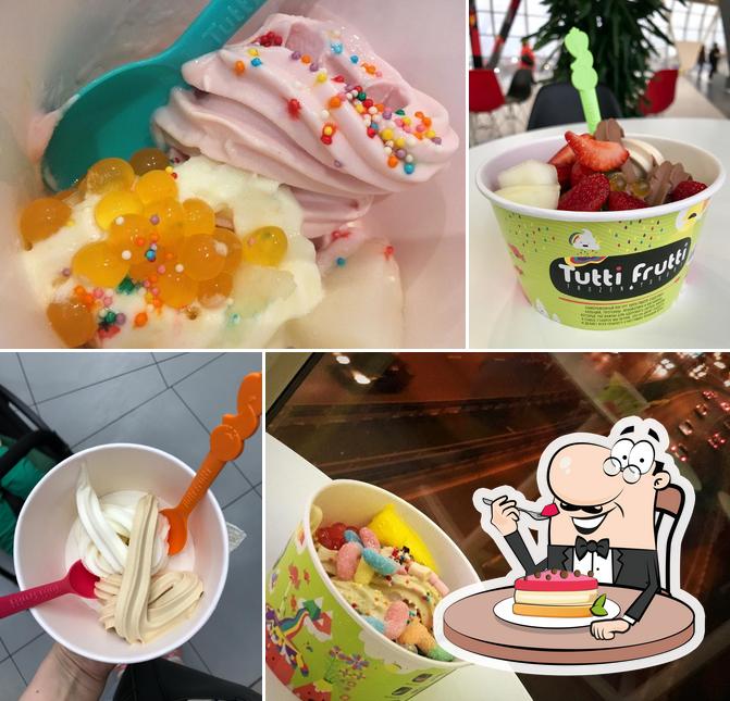 Tutti Frutti frozen yogurt offre un nombre de desserts