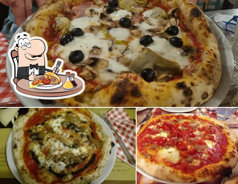 Bei L'Osteria di Frate Tac könnt ihr Pizza probieren 