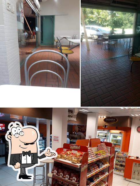 O interior do Max Burger