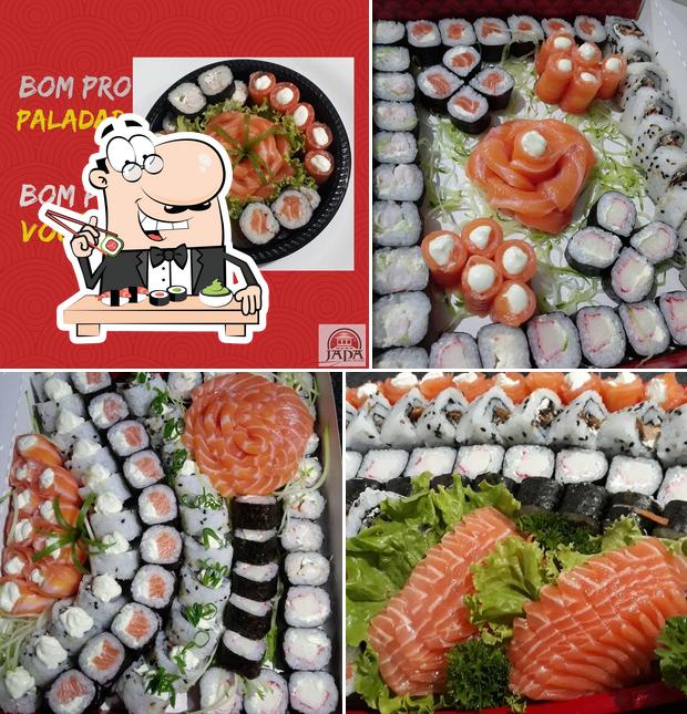 Escolha diversas opções de sushi