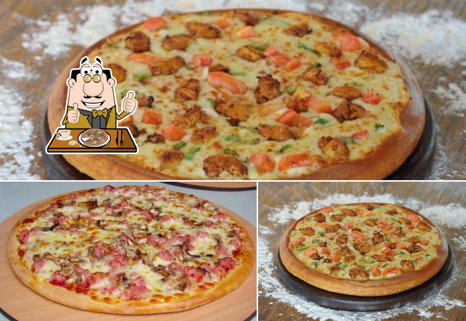 Prenez différents types de pizzas