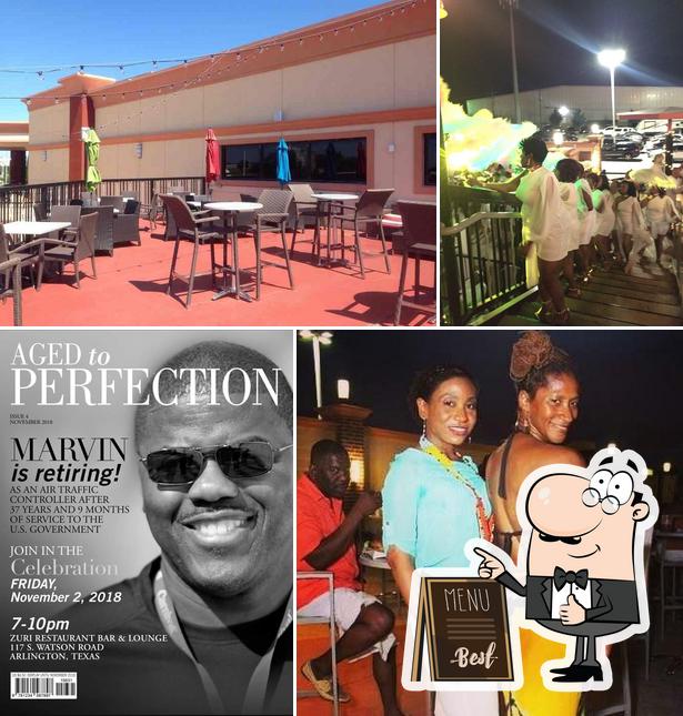 Zuri Restaurant & Lounge in Arlington Restaurant menu and reviews