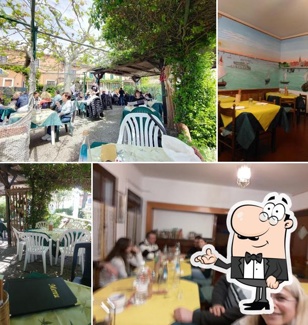 Gli interni di Trattoria da Scarso