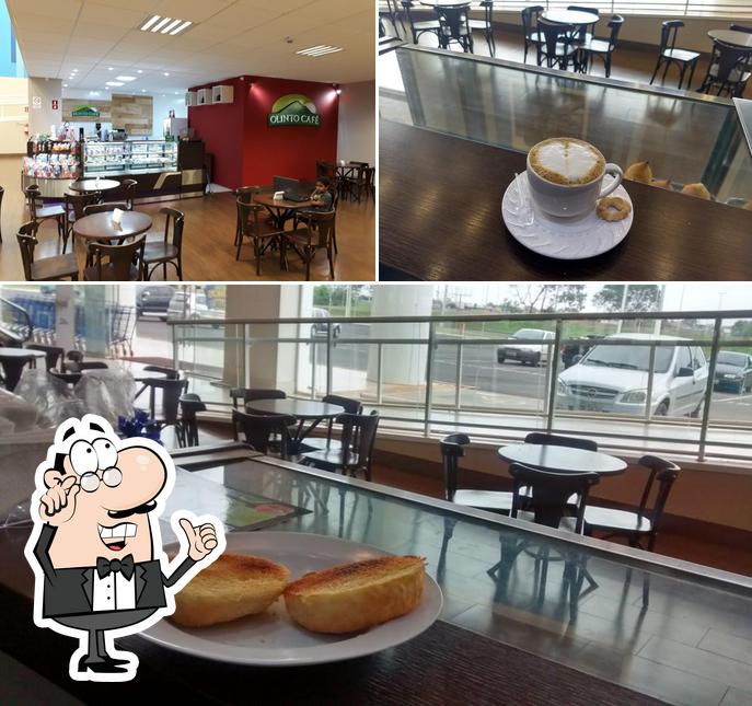 O interior do José e Maria cafeteria