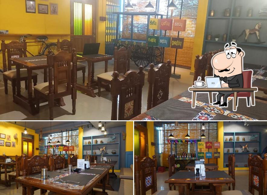 The interior of Pasumpon Restaurant