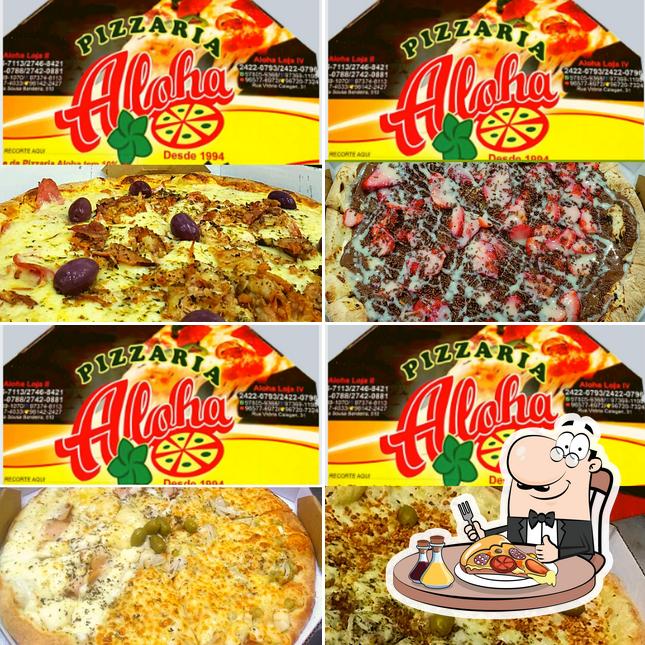 No Pizzaria Aloha II, você pode pedir pizza