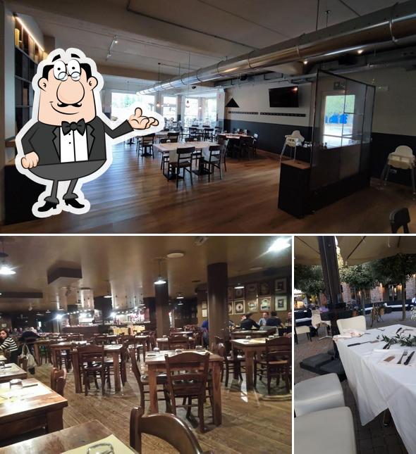 Gli interni di La Pergola