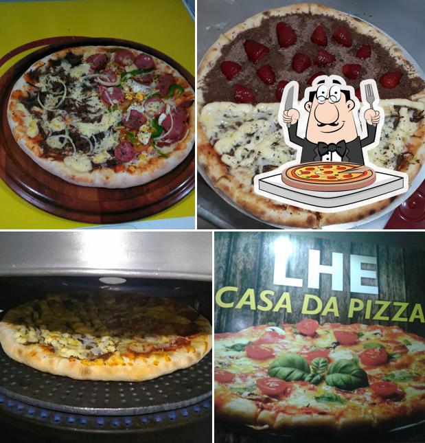 No LHE Casa Da Pizza, você pode desfrutar de pizza