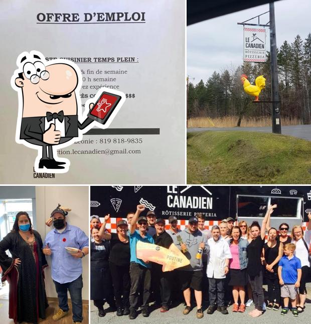 Restaurant Le Canadien in NotreDameduBonConseil Restaurant menu