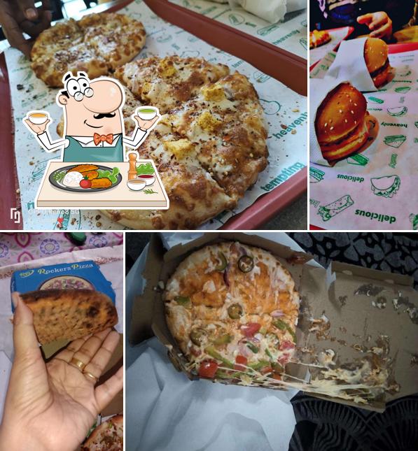 Food at Rockers Pizza