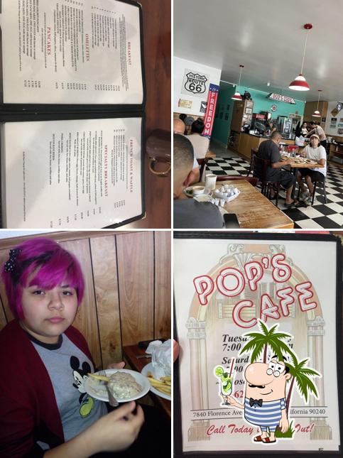 See this picture of Pop's Cafe