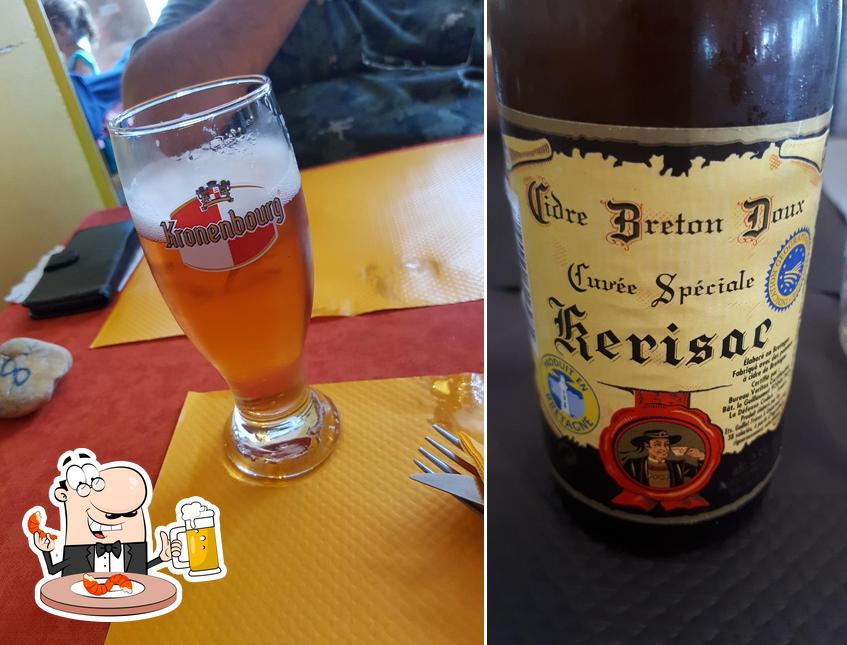 Vous pouvez prendre un verre de bière blonde ou brune