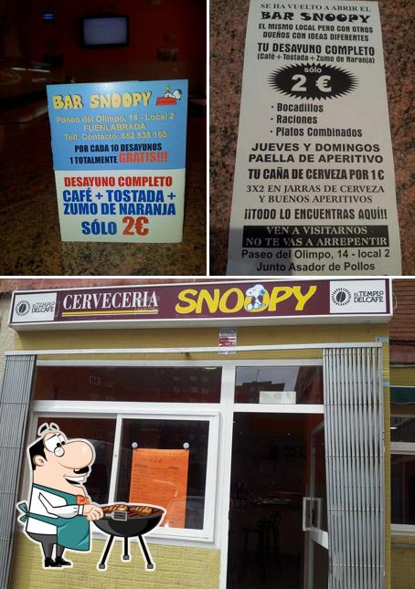 Взгляните на изображение паба и бара "Cerveceria Snoopy"