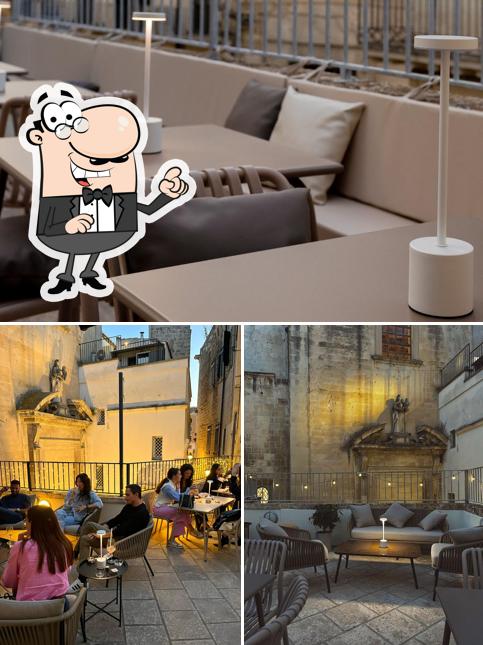 Gli interni di Folia Bar & Lab