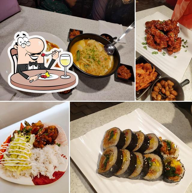 Meals at Kia's Cafe Delicious Korean