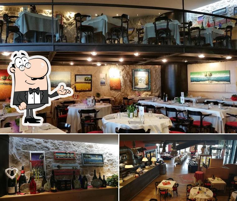 Gli interni di La Fucina