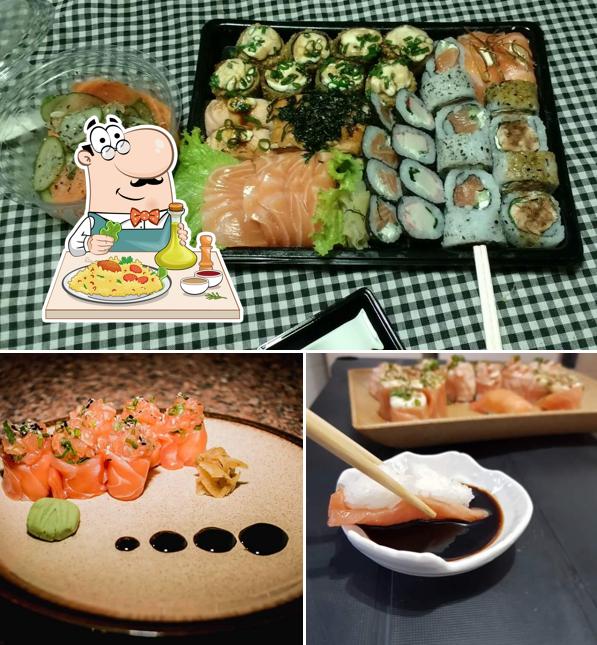 Comida em Rokaru Sushi