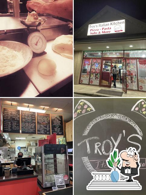 Estas son las fotografías donde puedes ver exterior y pizarra en Troy's Italian Kitchen
